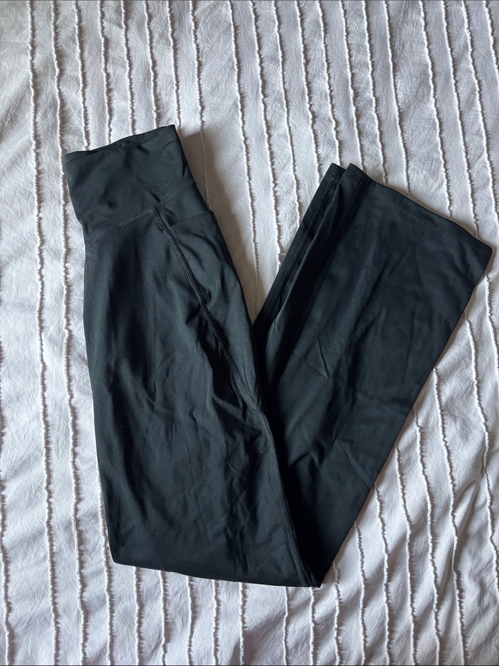 Jockey Black Boot-Cut Active Pants